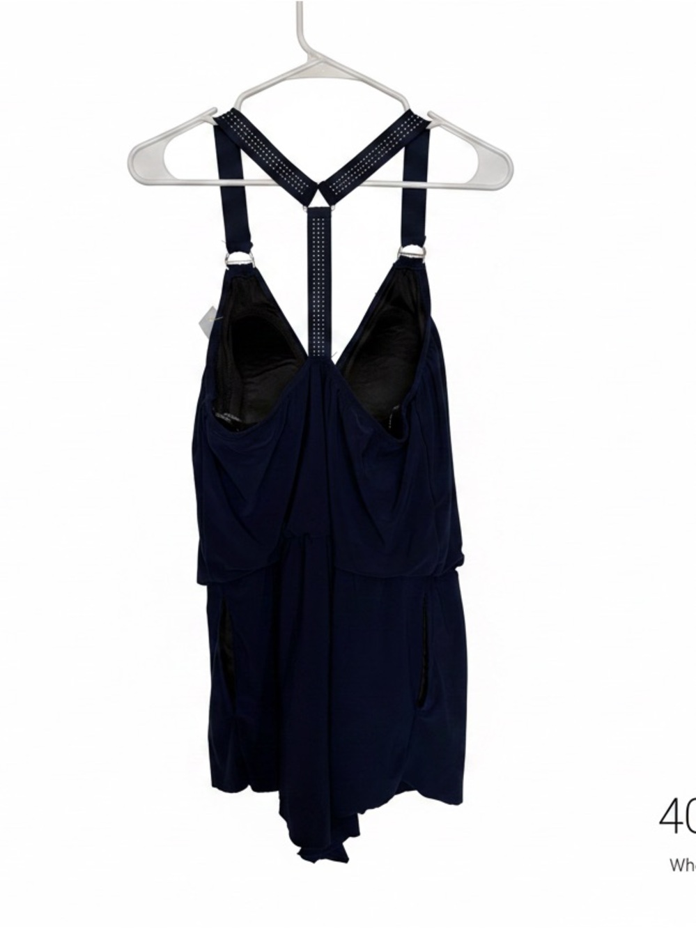 Magicsuit Navy Swimsuit with Studded Straps - Picture 3 of 4